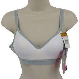 Lily of France 34A Wirefree Sports Bra 2111350 Wireless Lined Multicolor NEW